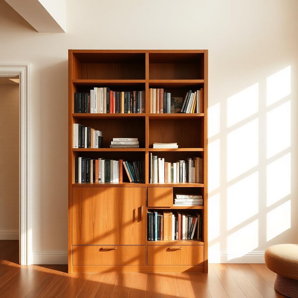 Solid Wood Bookshelf