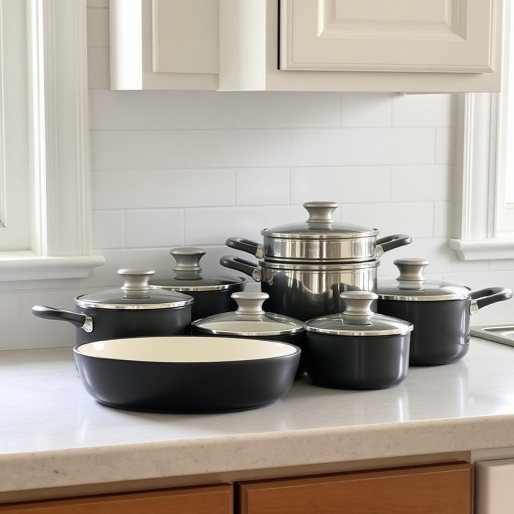 Ceramic Cookware Set (8 pc)